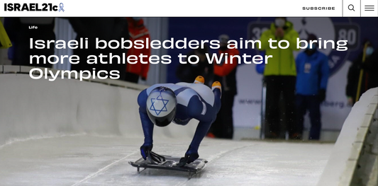 Israel21c: Israeli Bobsledders Aim To Bring More Athletes to Winter Olympics